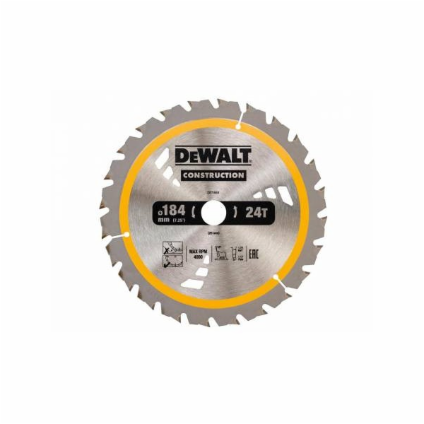 Dewalt Kotoučová pila 184x20mmx24z - DT1951-QZ