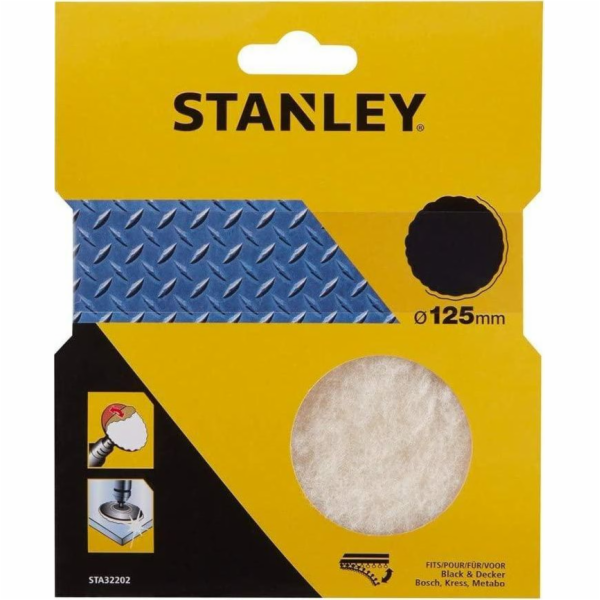 Leštící pad Stanley Wool 125 mm
