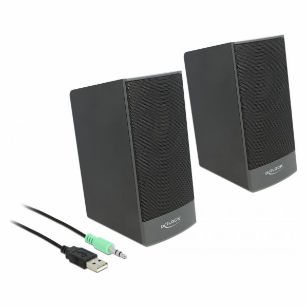 Počítačové reproduktory Delock DELOCK Stereo 2.0 PC Lauts...