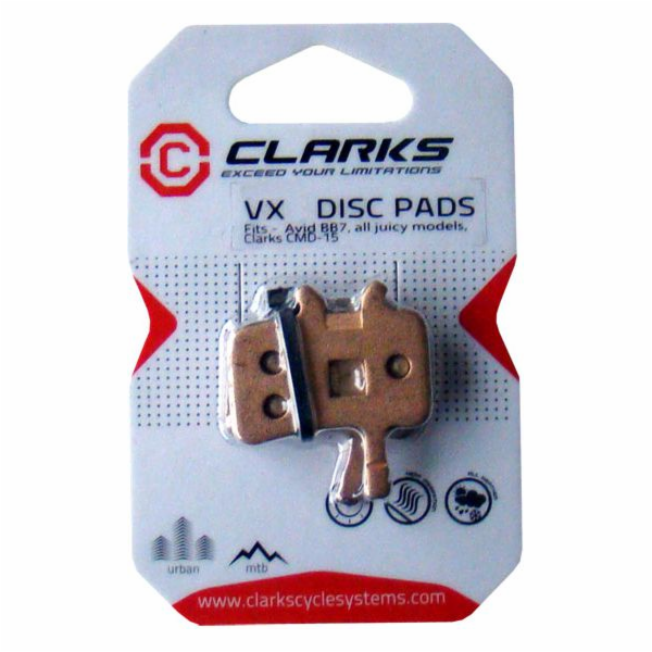 Clarks AVID brzdové destičky (Juicy 3,5,7, 7 Carbon, Ulti...