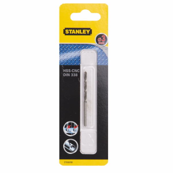 Stanley HSS válcový vrták do kovu 12mm (STA50728)