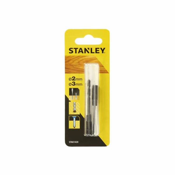 HEX pilotní vrták Stanley 2mm a 3mm - STA61420