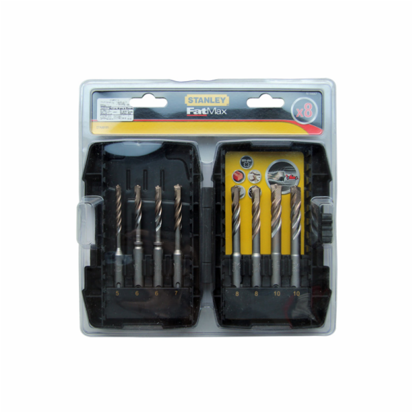 Sada vrtáků do betonu Stanley SDS+ 7 5 6 10 8 mm (STA88101)