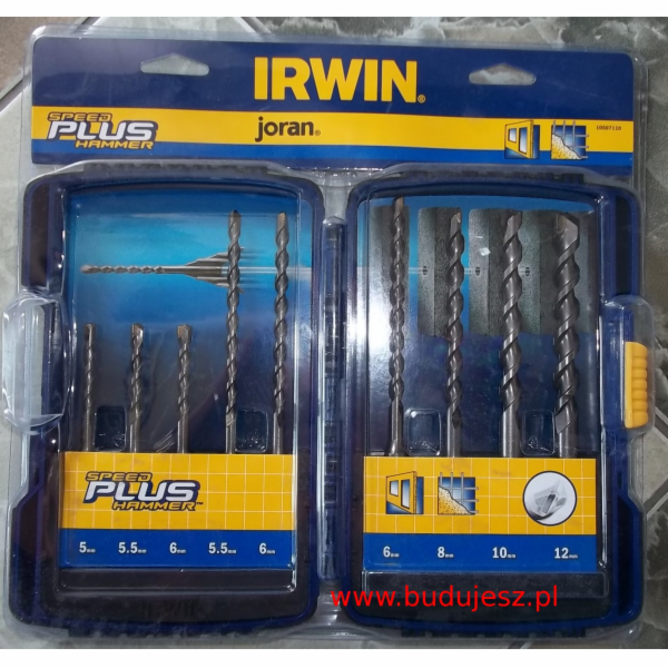 Irwin SDS+ vrták do betonu 5 6 10 12 8 55 mm sada (10507110)