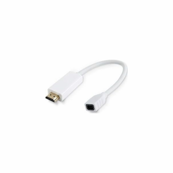 AV adaptér MicroConnect DisplayPort Mini - HDMI bílý (HDM...