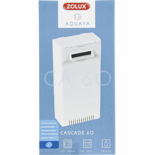Zolux ZOLUX AQUAYA Kaskádový filtr 60 barev bílý