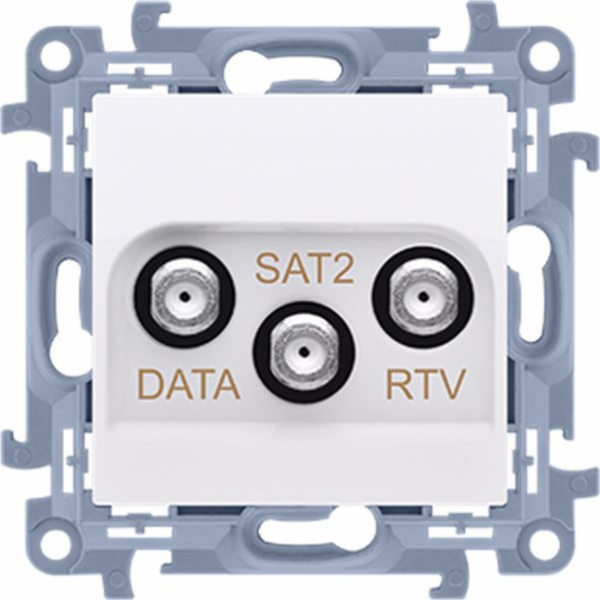 Kontakt-Simon Simon 10 RTV-DATA-SAT koncová anténní zásuv...