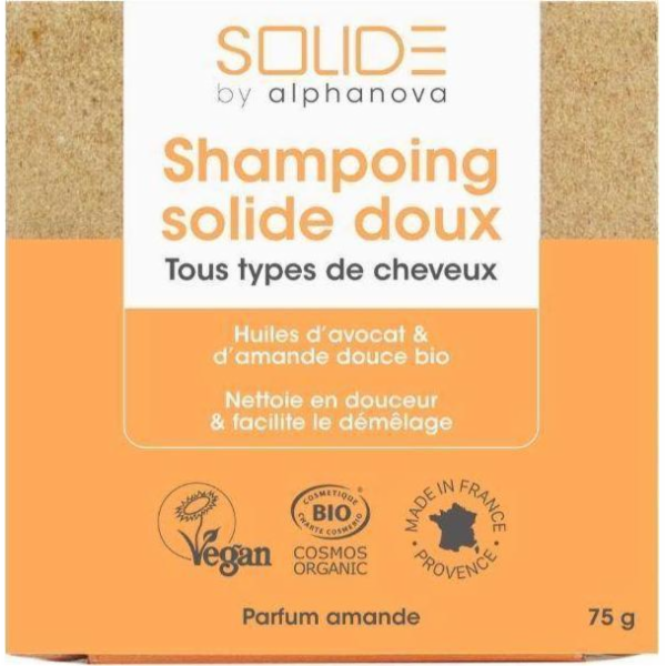 ALPHANOVA SOLIDE Alphanova Solide, vlasový šampon, 75g