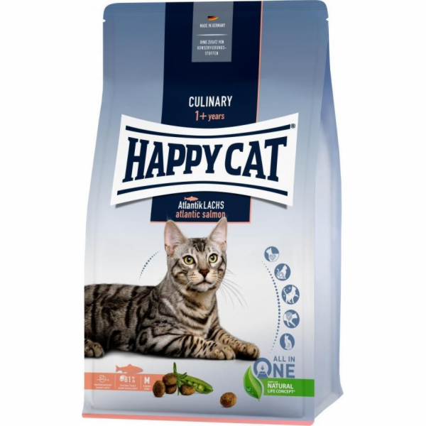 Happy Cat Culinary Atlantic Salmon, suché krmivo, pro dos...