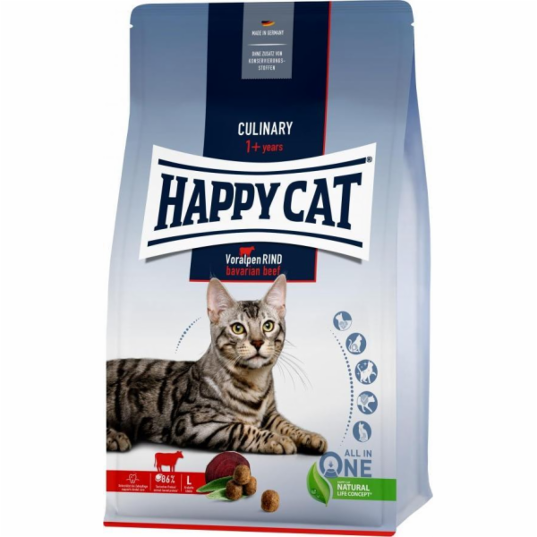 Happy Cat Culinary Bavarian Beef, suché krmivo, pro dospě...