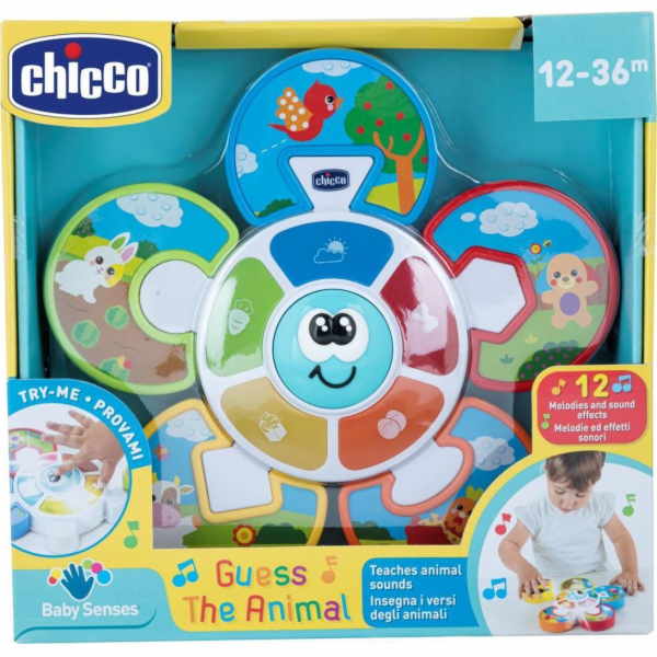 Chicco CHICCO PUZZLE HÁDEJTE ZVÍŘE 00010602000000