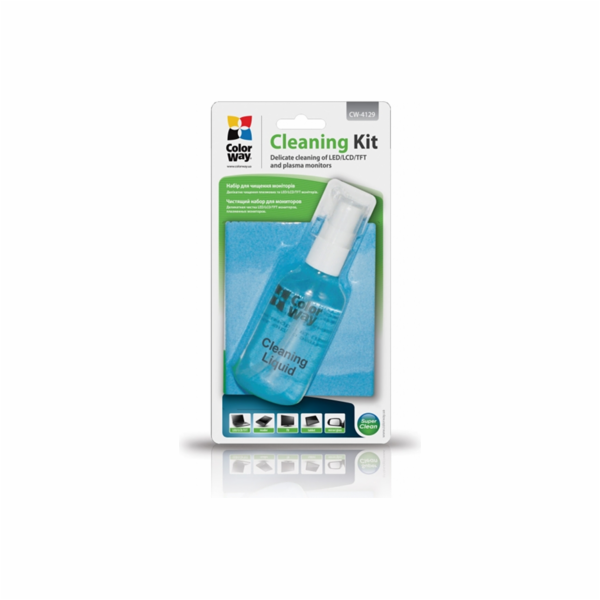 Sada čisticí kapaliny ColorWay + hadřík na obrazovky (CW-...