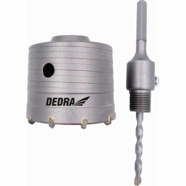 Dedra 80mm HM jádrový vrták s HEX rukojetí