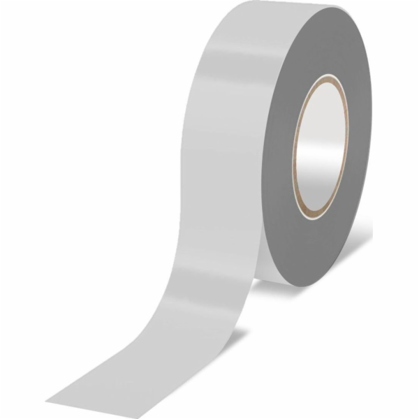 Dedra PVC elektroizolační páska, bílá, 19mmx10m