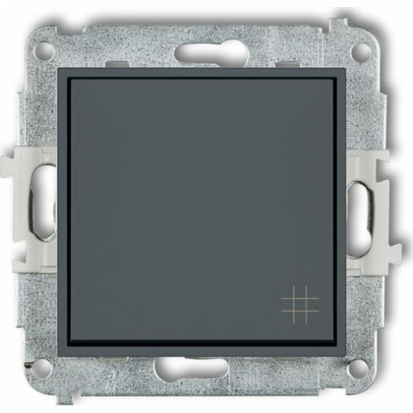Karlik MINI Křížový konektor, grafit, mat, 28MWP-6