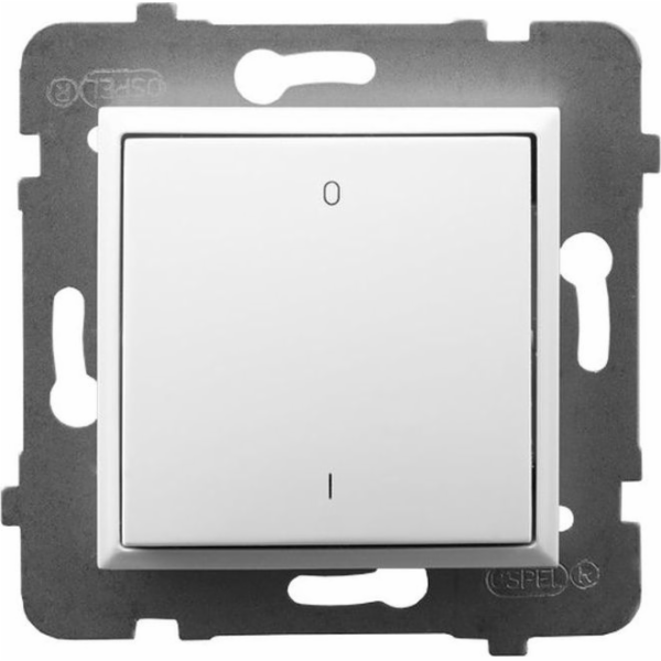ZSE Ospel SA ARIA Dvoupólový vypínač bílý LP-11U/m/00