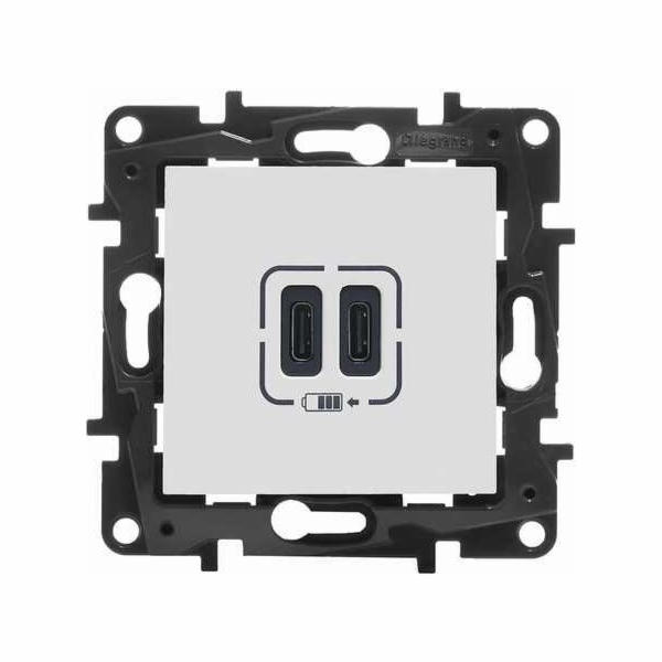 Legrand USB-C nabíječka Legrand Niloe Step 863139 dvojitá...