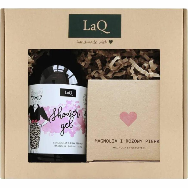 LaQ LAQ_SET Kicia Magnolia sprchový gel 500ml + tělové má...
