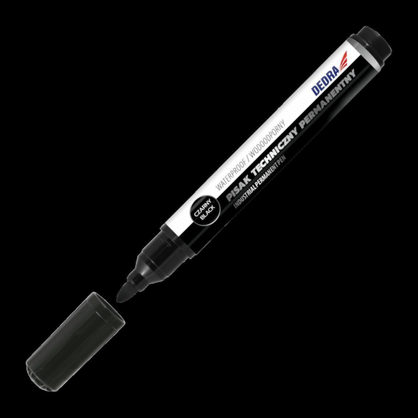 Technický fix permanentní černý, kulatý 1,5mm, 2 ks