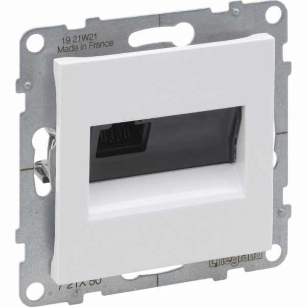 SUNO Single počítačová zásuvka RJ45 cat 5e UTP bílá 721150