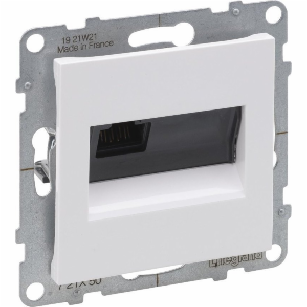 SUNO Single počítačová zásuvka RJ45 cat 5e UTP bílá 721150