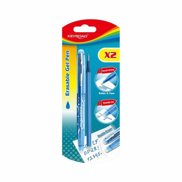 Keyroad KEYROAD SMAZATELNÉ PERO 0,7MM MODRÁ