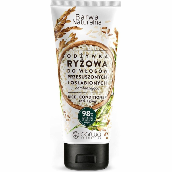 Barwa Naturalna, Rýžový kondicionér v tubě, 200 ml - Dlou...