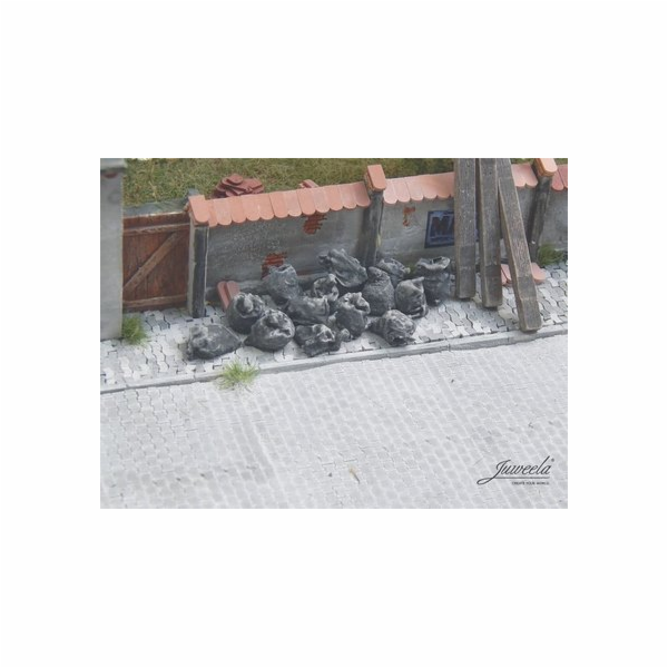Juweela: Černé plné pytle na odpadky (20 ks)
