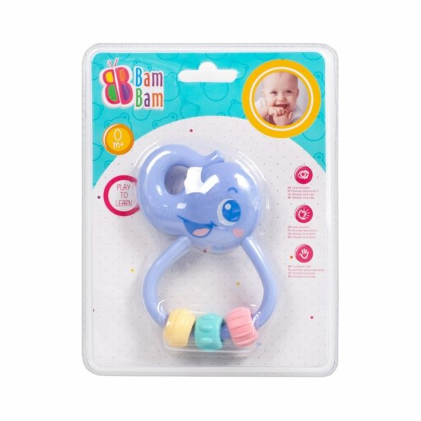 BamBam Elephant Rattle 24/96 0m+ (BB0088)