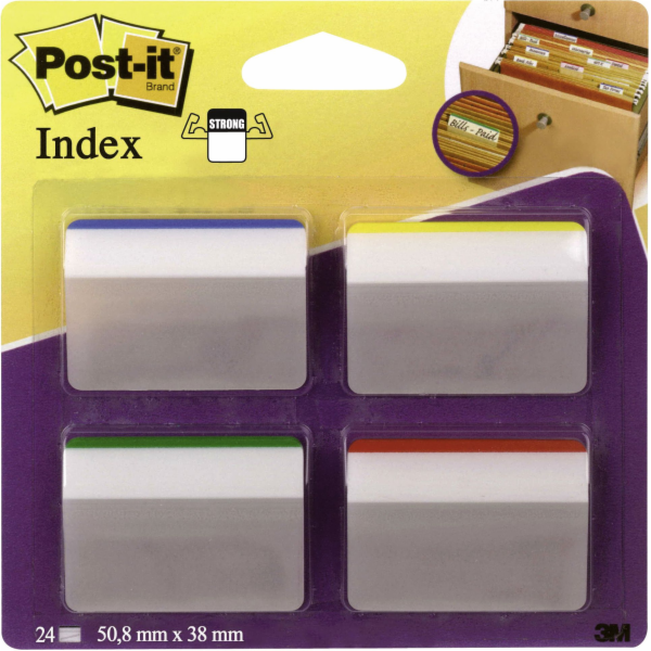 Post-it Archivační záložka pro zásuvky, rovná, 50,8x38mm,...