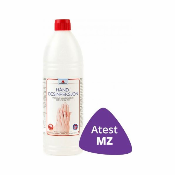 Tekutý dezinfekční prostředek na ruce 1000 ml