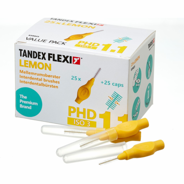 Tandex Tandex (25 ks) Flexi Fine Lemon zubní kartáčky (žl...