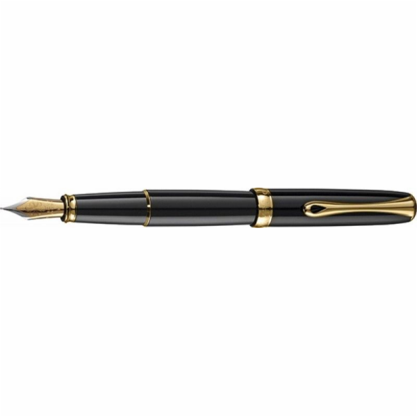 Plnicí pero Diplomat Excellence A2, M, černo/zlatá