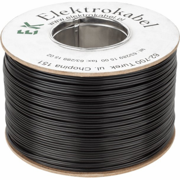 LP kabel SMYp reproduktorový kabel 2 x 1mm černý 100m