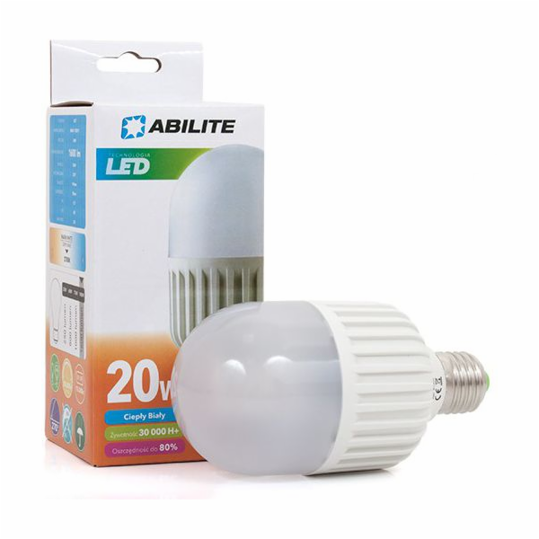 Abilite Žárovka E27 Mango Milky Warm, 20W/230V 1600lm úhe...