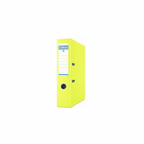 Pořadač Donau A4 75mm žlutý (3975001PL-11)