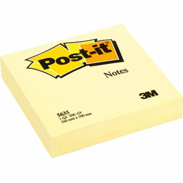 Post-it POST-IT BLOK ŽLUTÝ 100 X 100 MM 200 SAMOLEPÍCÍ LIST