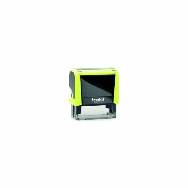 Trodat STAMP TRODAT 4913 58X22MM NEON YELLOW 68835