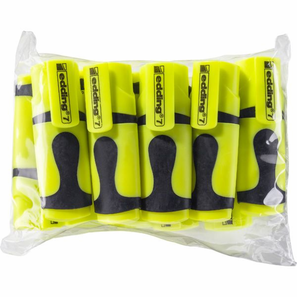 Edding MINI zvýrazňovače 10 ks. žlutá v sáčcích (7/10S/Z ED)
