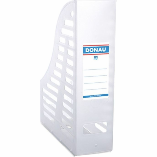 Stojan na dokumenty Donau PP A4, skládací, bílý