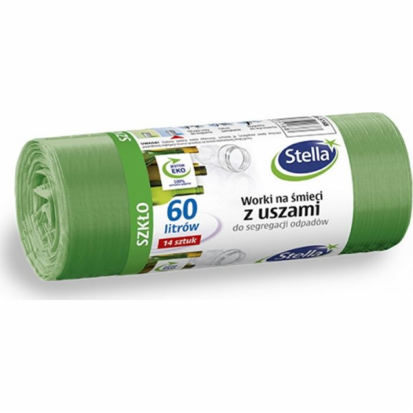 Stella STELLA sáčky s uchy, na třídění skla, 60 l, 14 ks,...