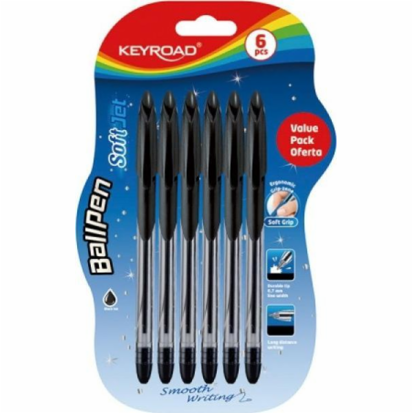 Keyroad Classic kuličkové pero KEYROAD Ball Pen Soft Jet,...