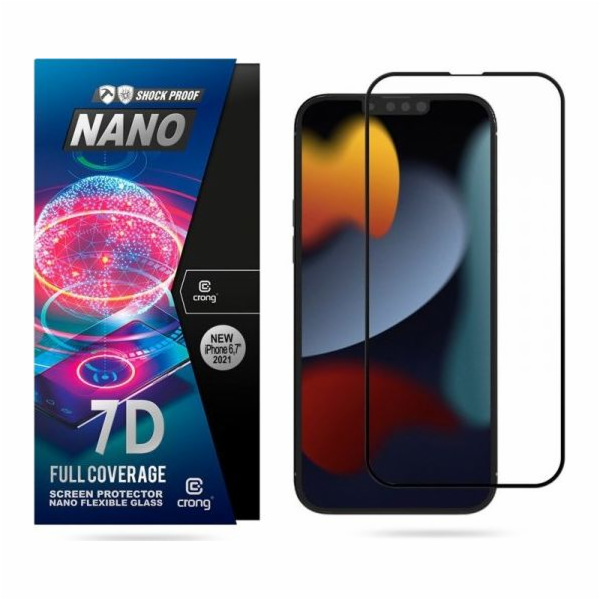 Crong Crong 7D Nano Flexible Glass - 9H hybridní sklo pro...