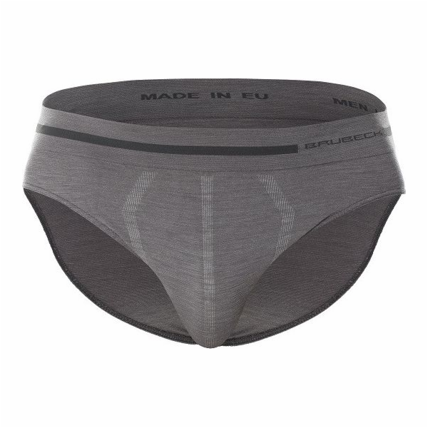 Brubeck BE10050 Pánské slipy COMFORT WOOL tmavě šedá S