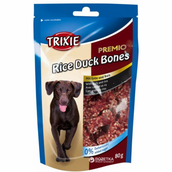 Trixie Bones s kachnou a rýží Premio 80g