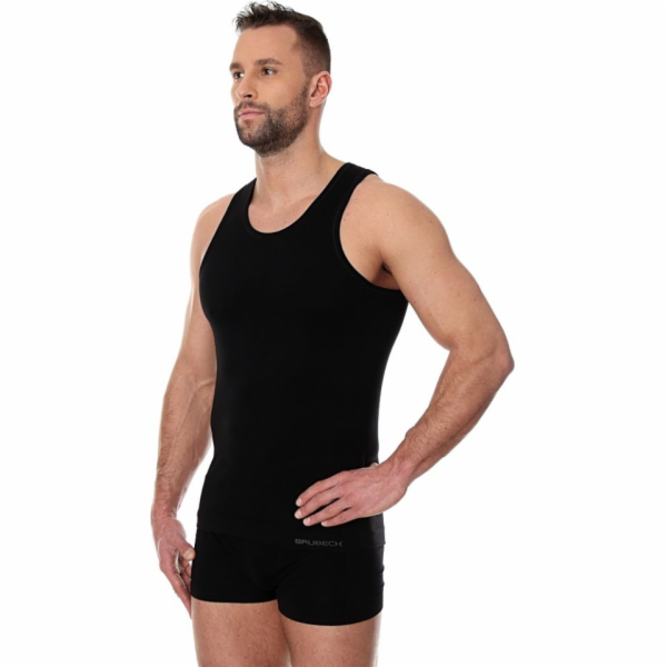 Brubeck pánské tílko COMFORT COTTON černé, velikost M (TA...