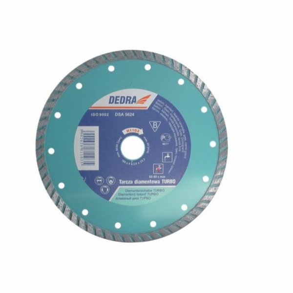 Dedra Turbo řezací diamantový kotouč 110mm 22,2mm H1099