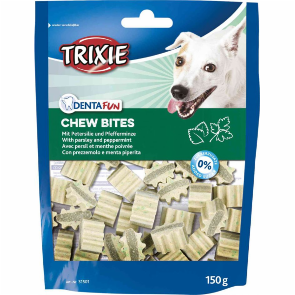 Trixie Denta Fun Chew Bites, s petrželkou a mátou 150 g (...