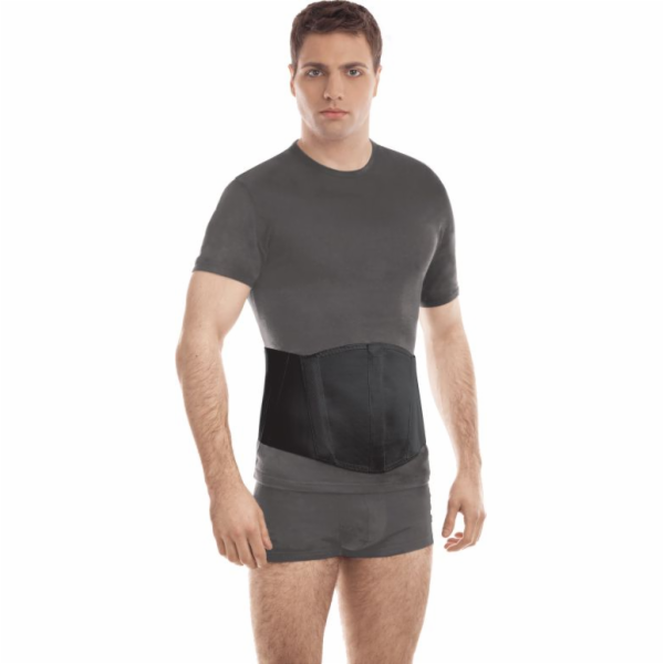 TOROS-GROUP Pupeční kýlní pás 353 černý, velikost 2