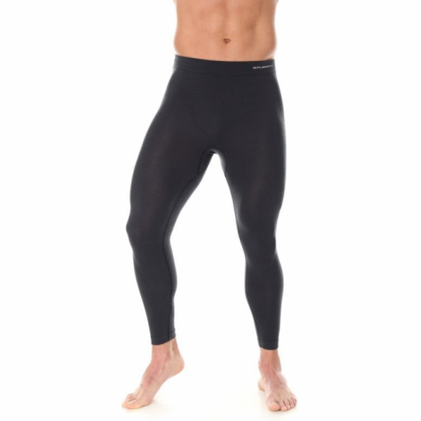 Brubeck Comfort Wool pánské legíny, grafit, velikost S (L...